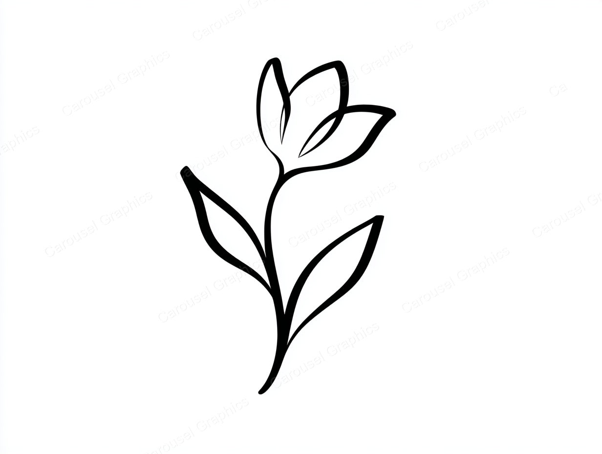 Wildflower Vector Graphic preview