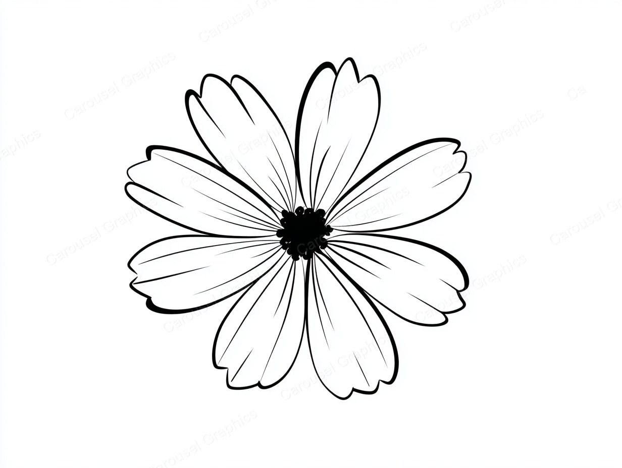 Wildflower Vector Graphic preview
