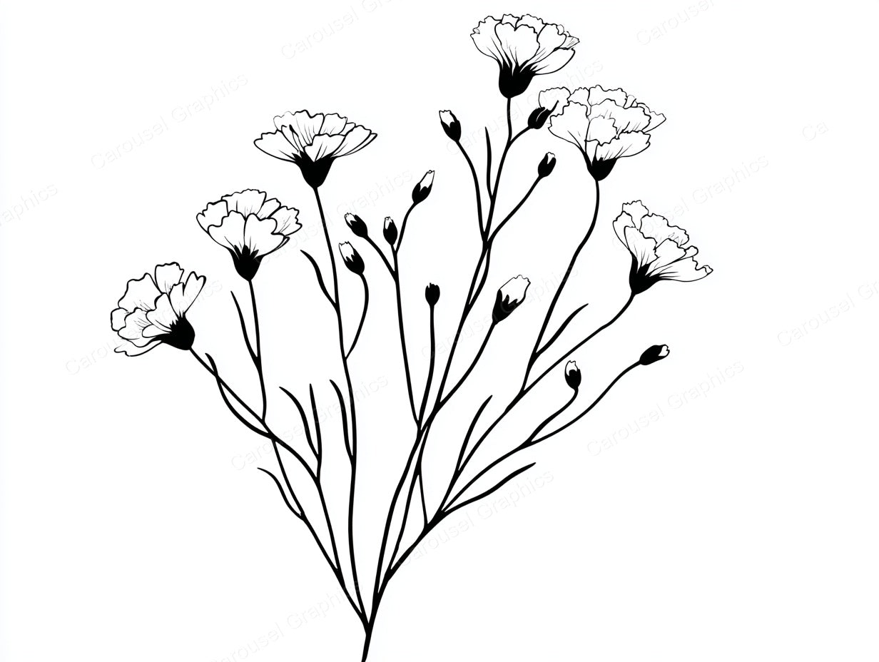 Wildflower Vector Graphic preview