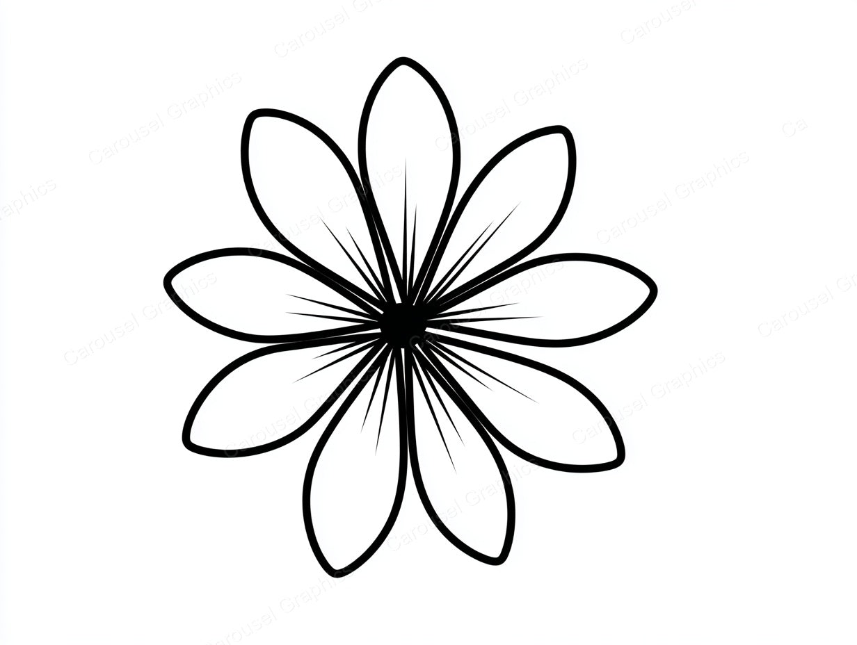Wildflower Vector Graphic preview
