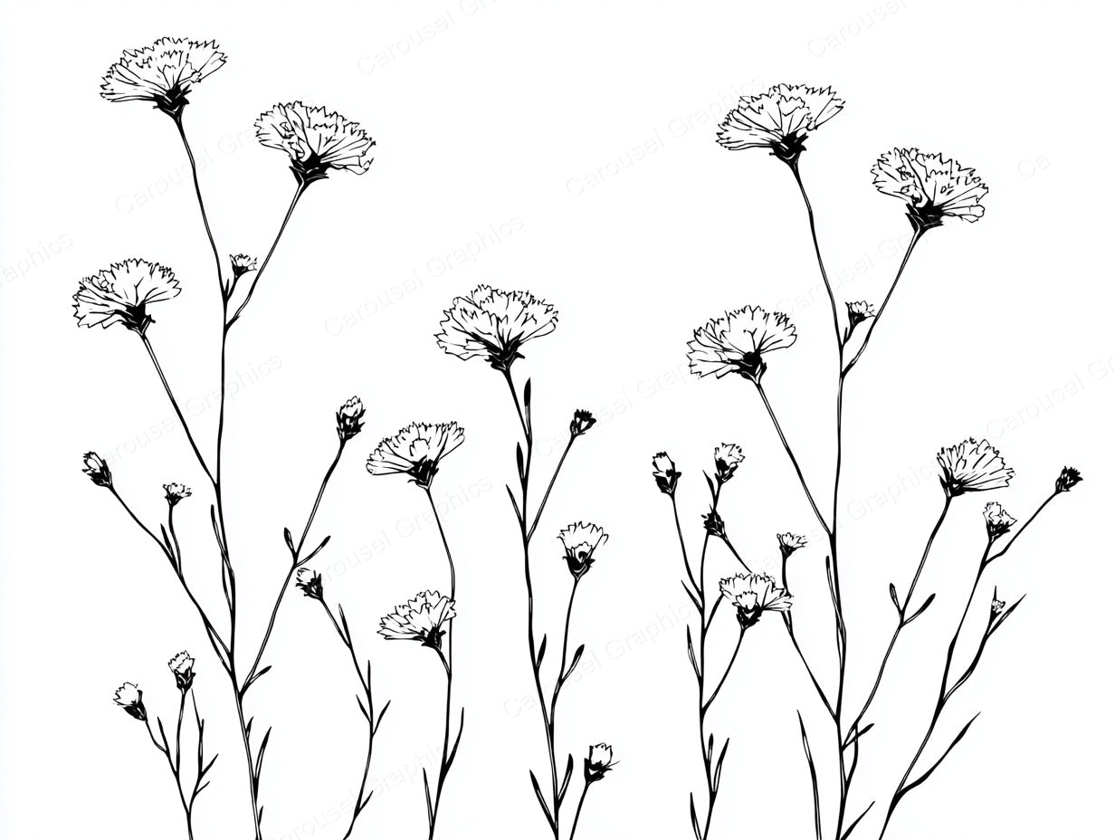 Wildflower Vector Graphic preview