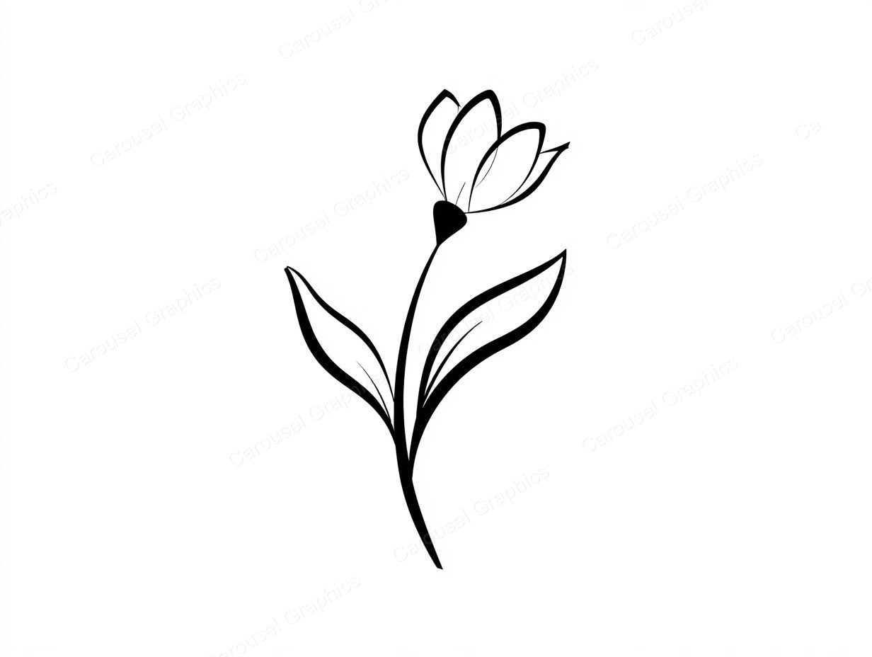 Wildflower Vector Graphic preview