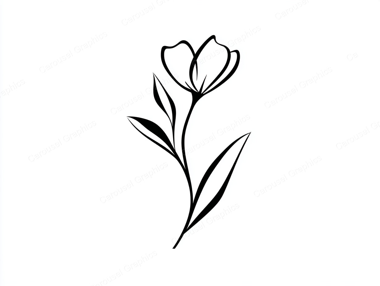 Wildflower Vector Graphic preview