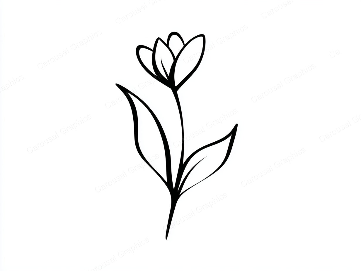 Wildflower Vector Graphic preview