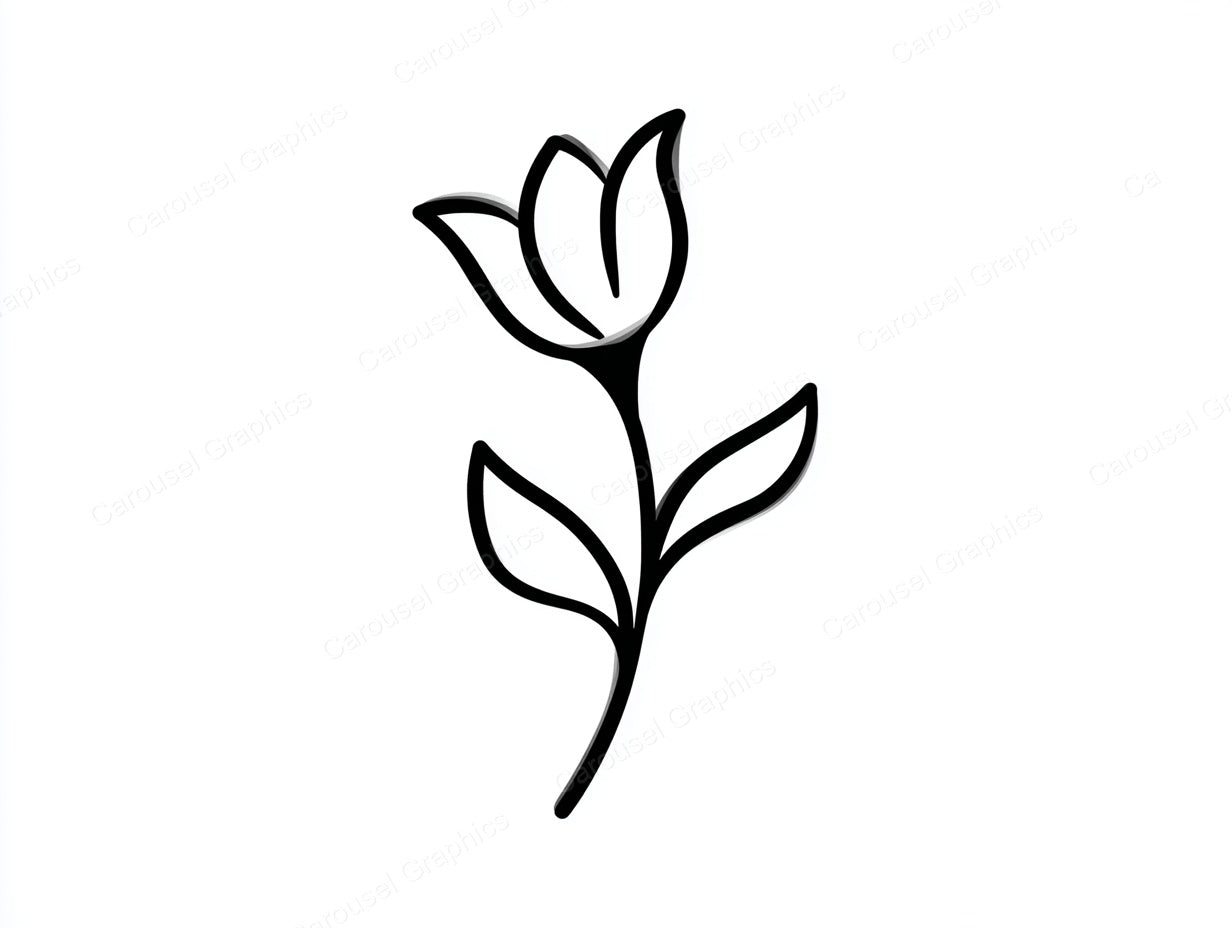 Wildflower Vector Graphic preview