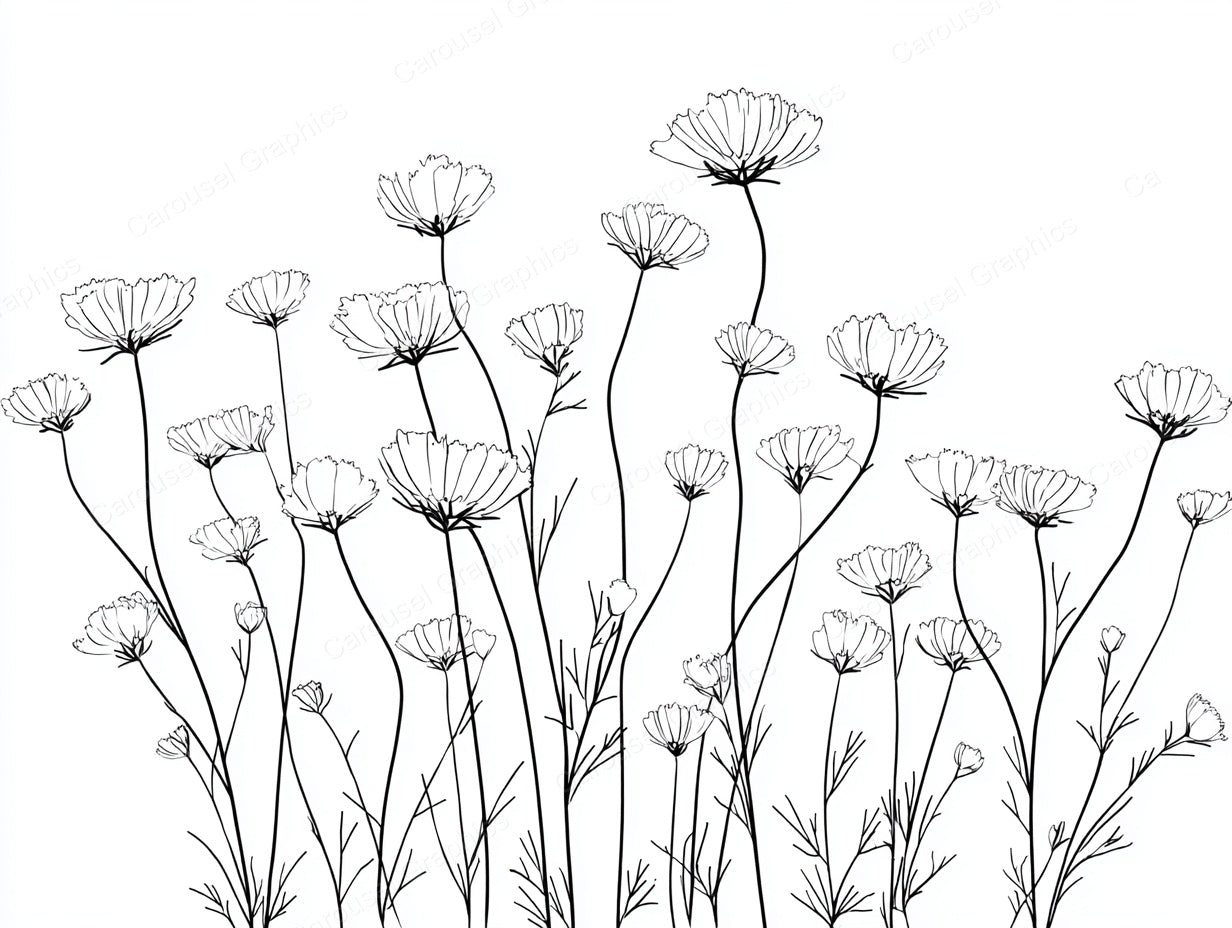 Wildflower Vector Graphic preview