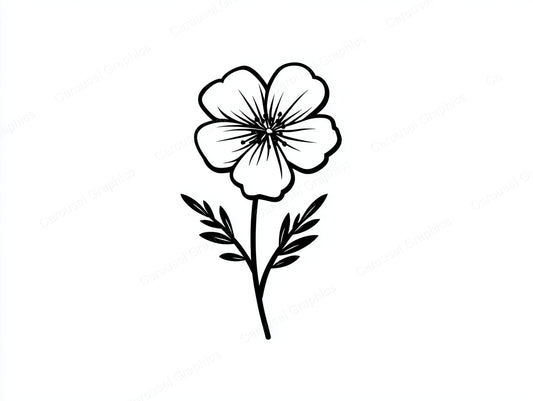 Wildflower Vector Graphic preview