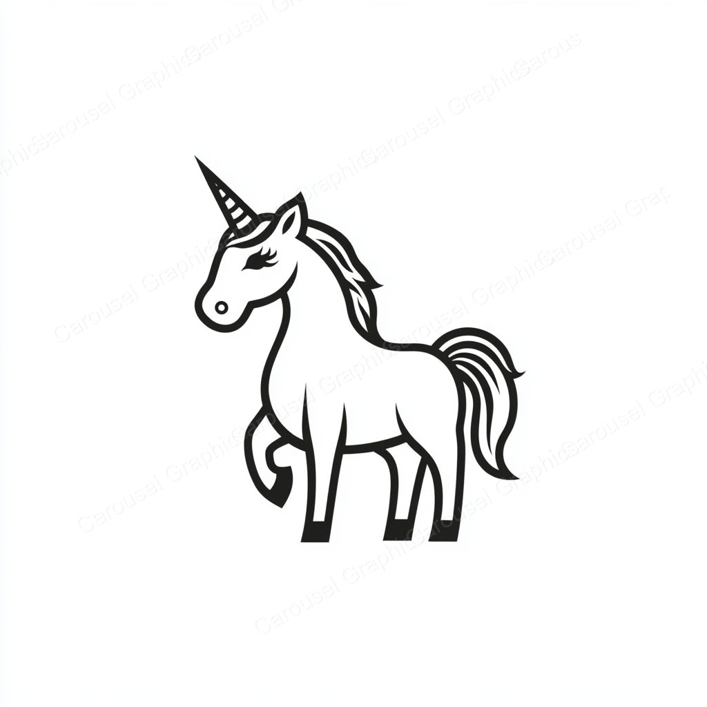 Unicorn Vector Graphic preview