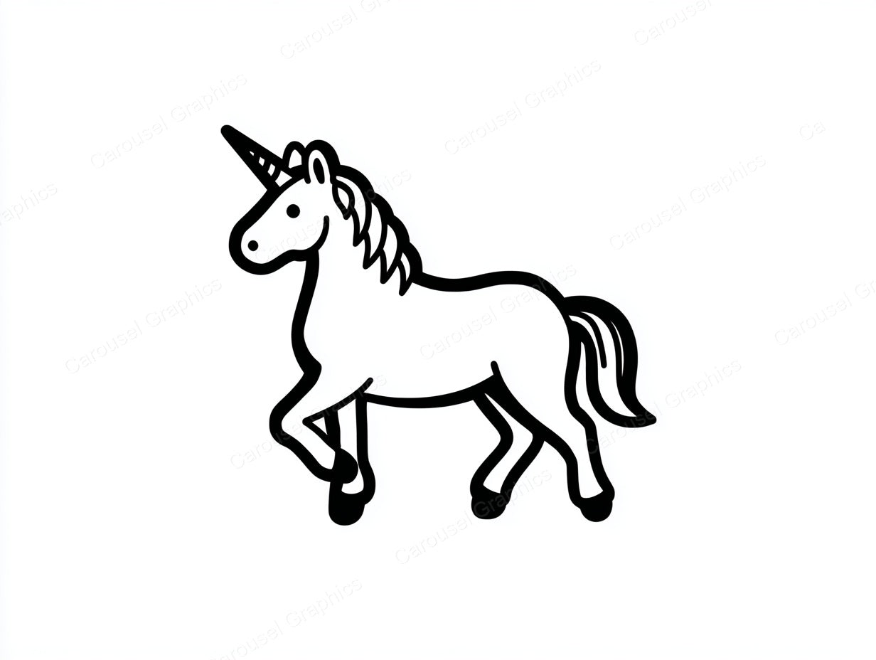 Unicorn Vector Graphic preview