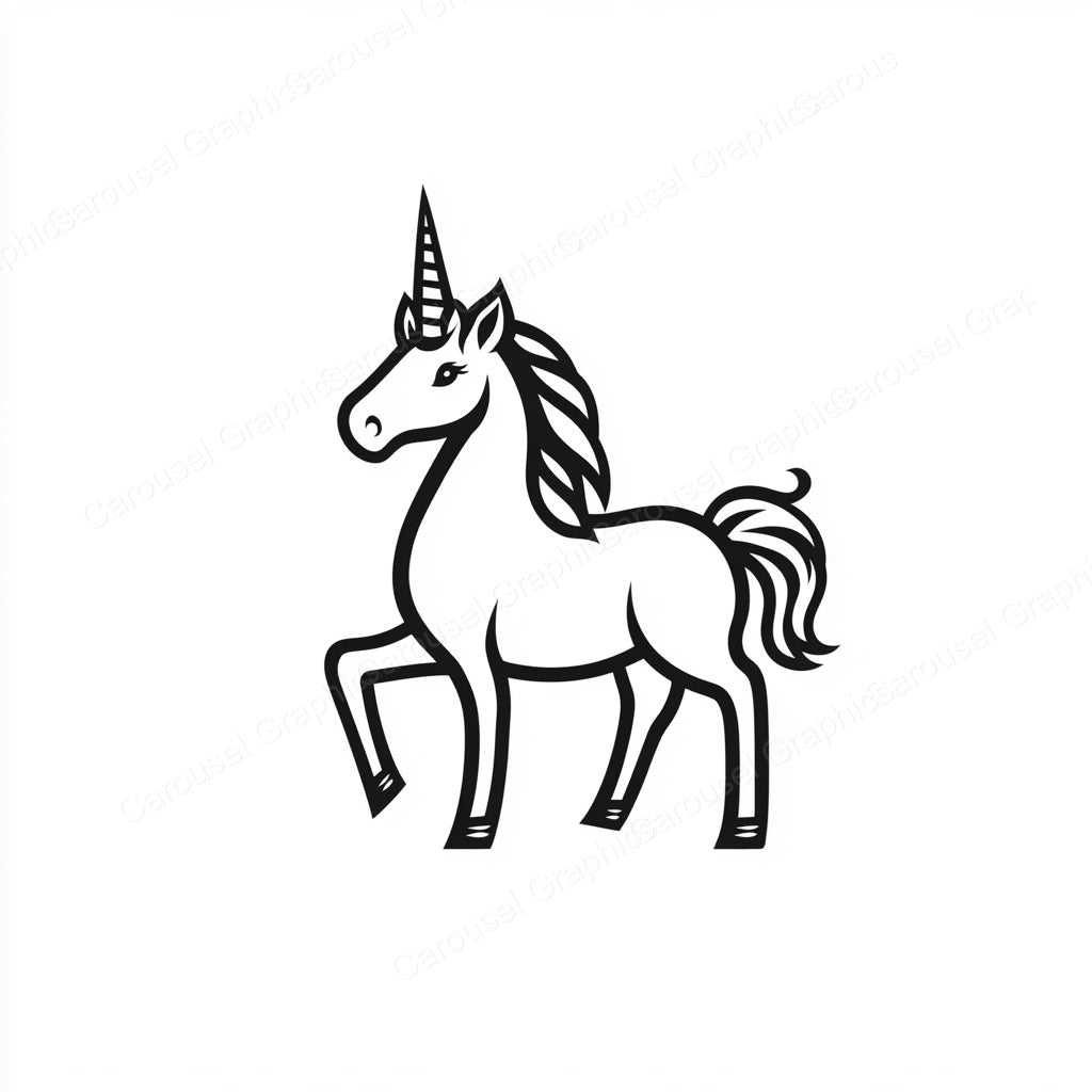 Unicorn Vector Graphic preview