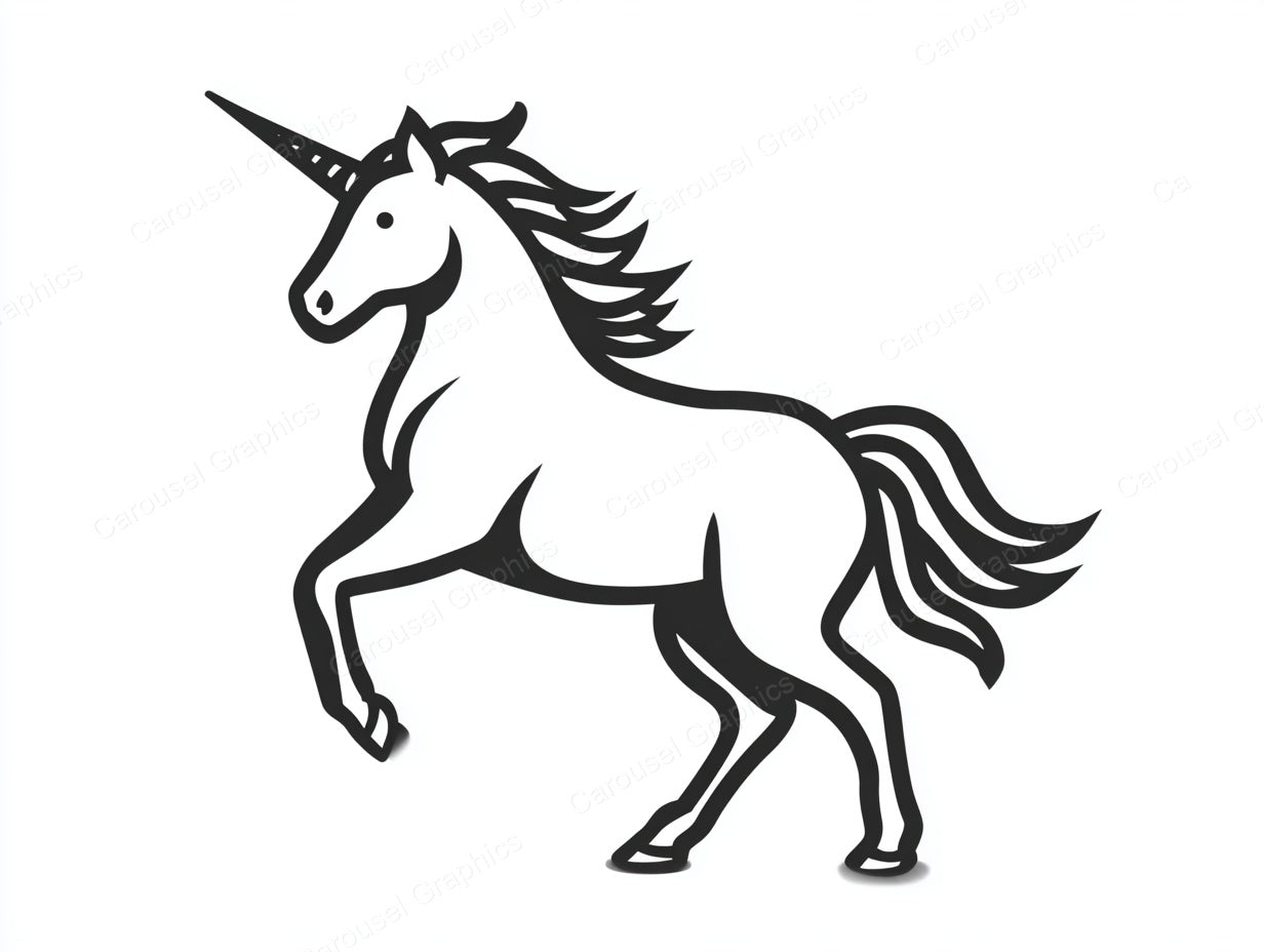 Unicorn Vector Graphic preview