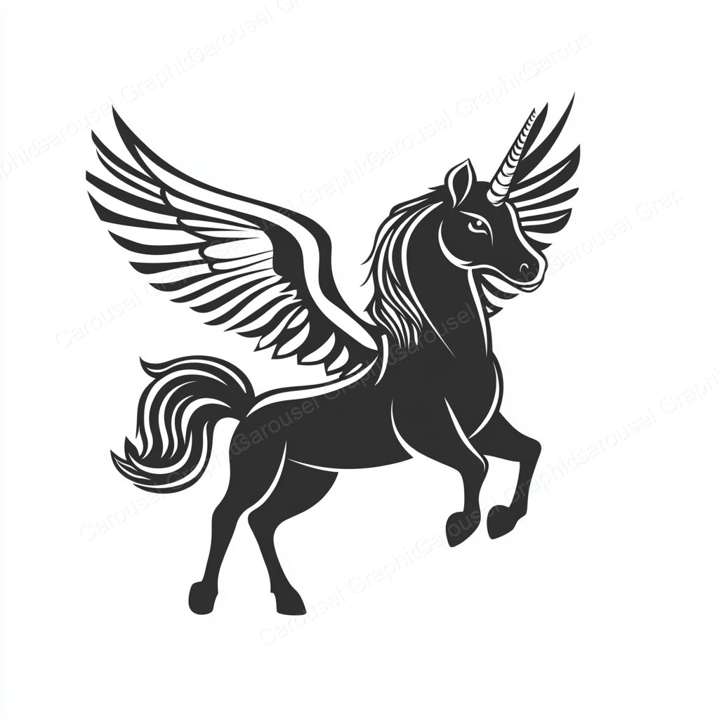 Unicorn Vector Graphic preview