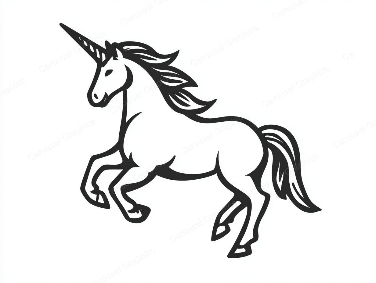 Unicorn Vector Graphic preview