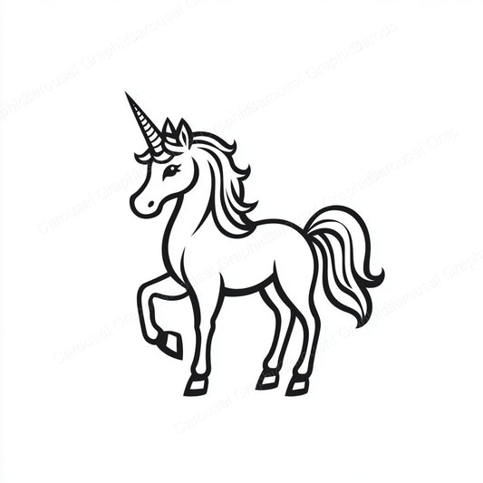 Unicorn Vector Graphic preview