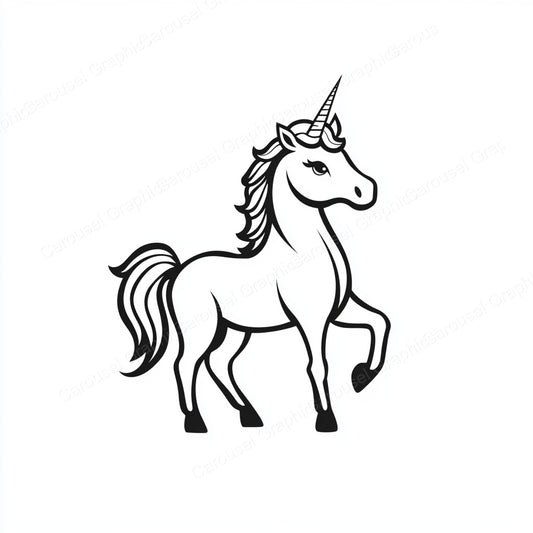 Unicorn Vector Graphic preview