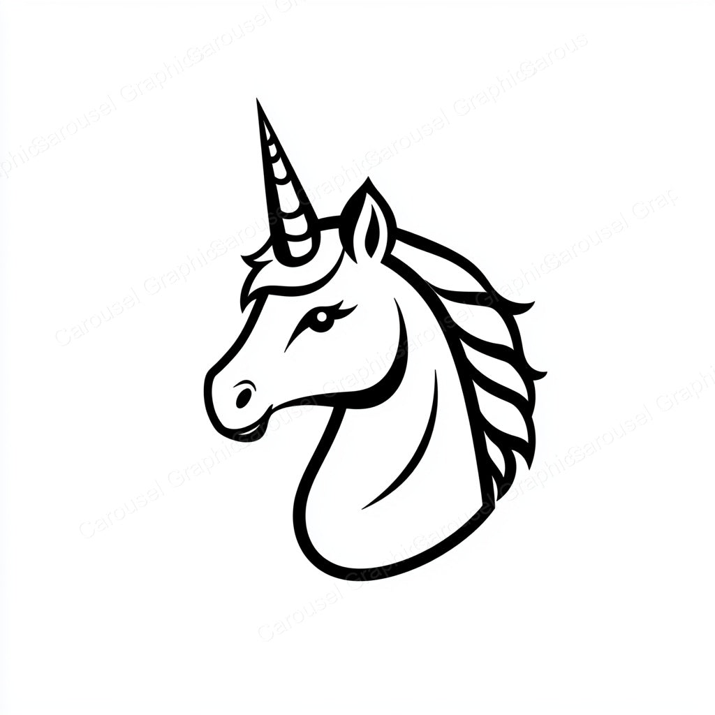 Unicorn Vector Graphic preview