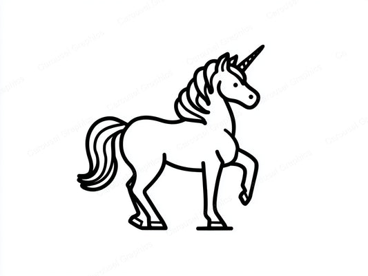 Unicorn Vector Graphic preview