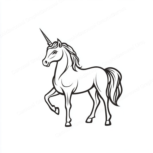Unicorn Vector Graphic preview