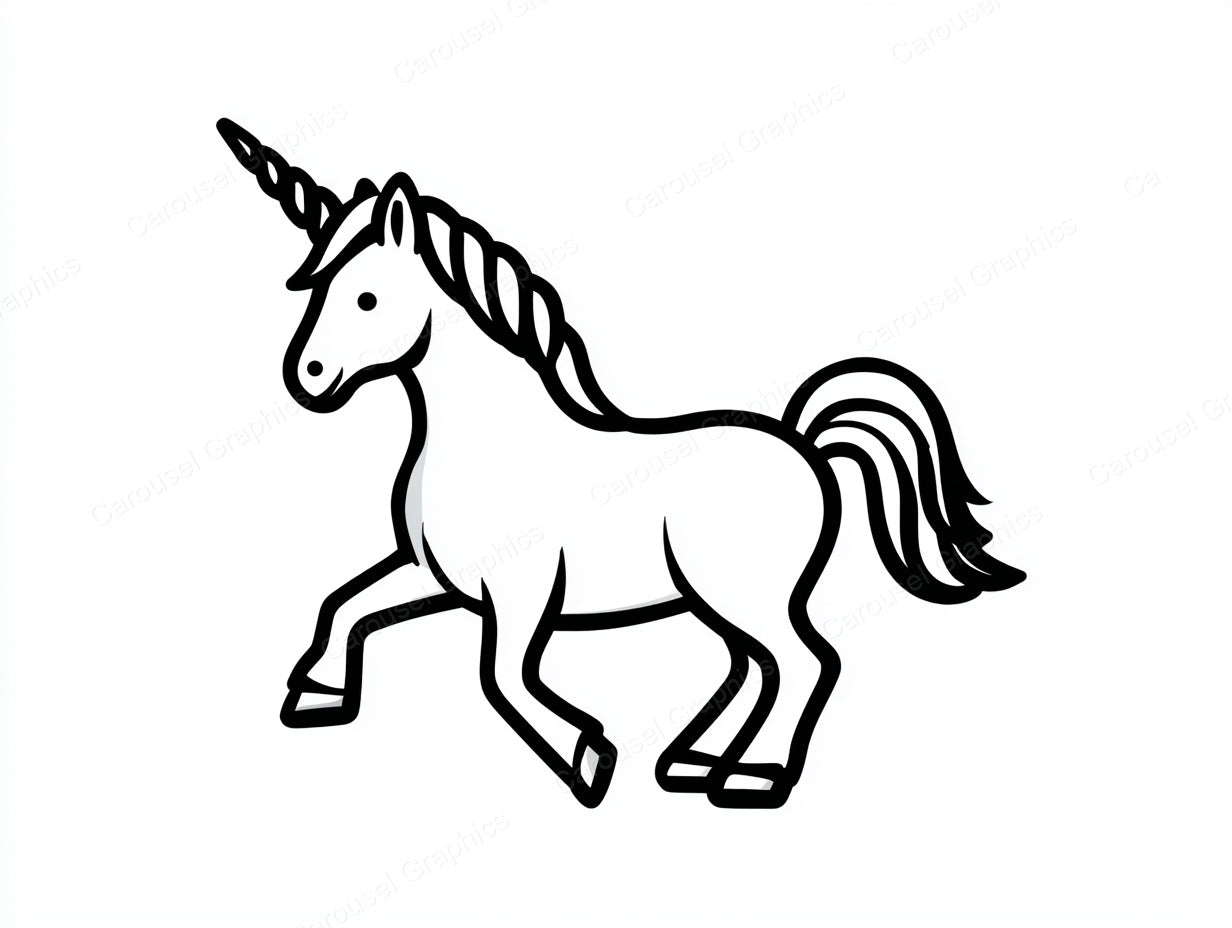 Unicorn Vector Graphic preview