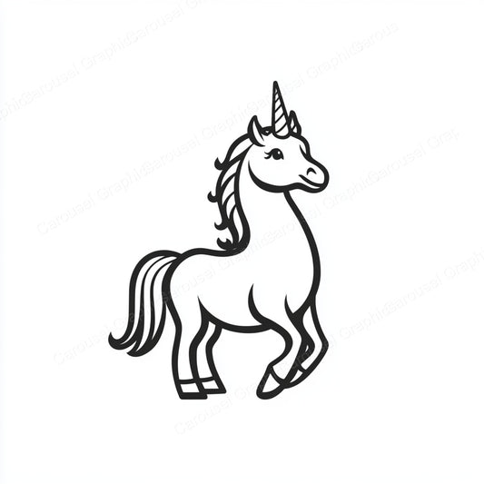 Unicorn Vector Graphic preview