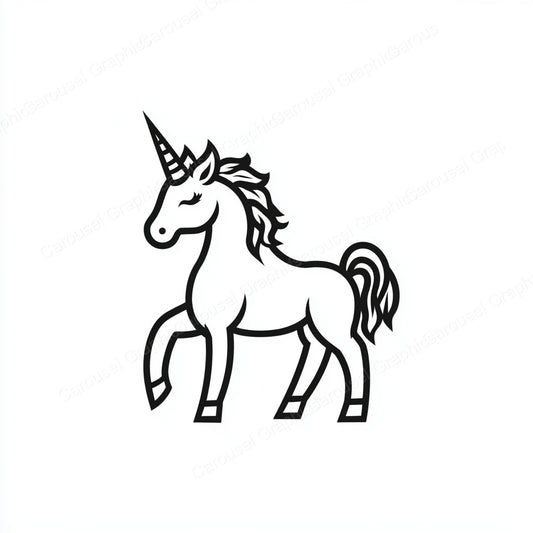 Unicorn Vector Graphic preview