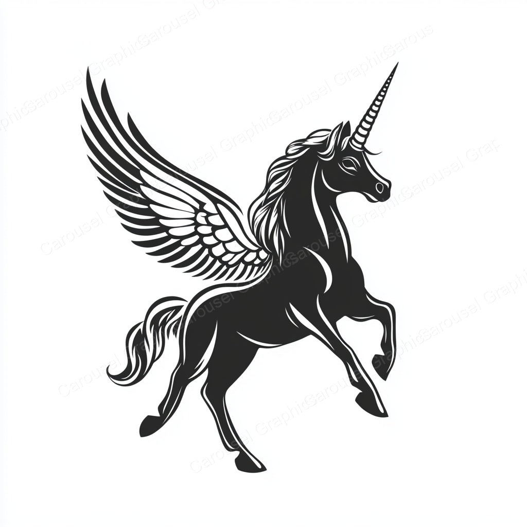 Unicorn Vector Graphic preview