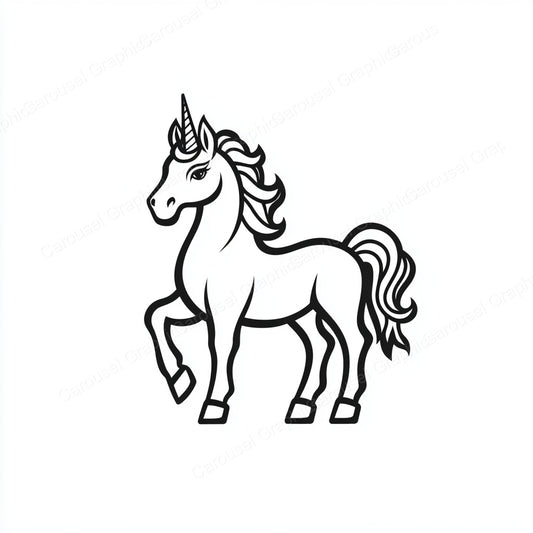 Unicorn Vector Graphic preview