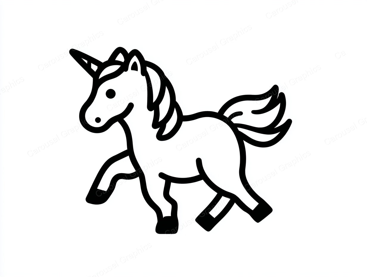 Unicorn Vector Graphic preview