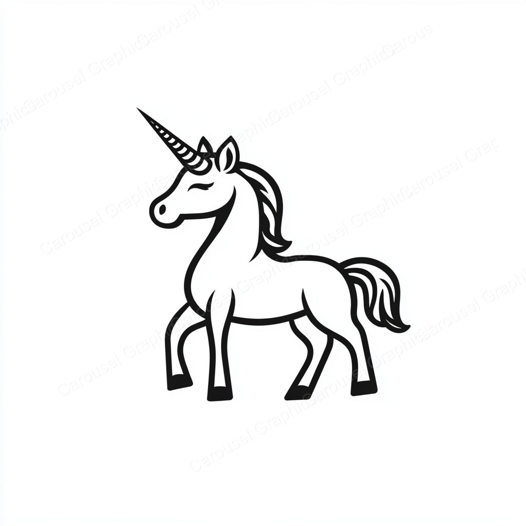 Unicorn Vector Graphic preview