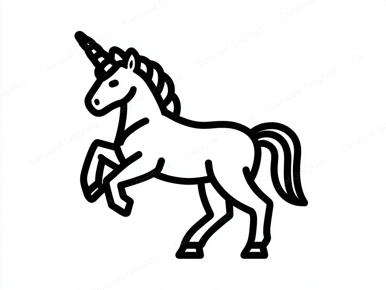 Unicorn Vector Graphic preview