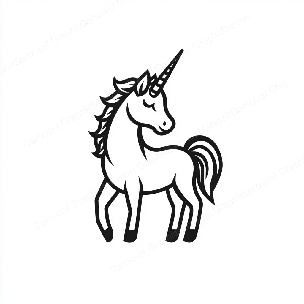 Unicorn Vector Graphic preview
