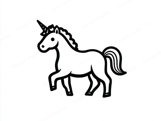 Unicorn Vector Graphic preview