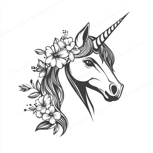 Unicorn Vector Graphic preview