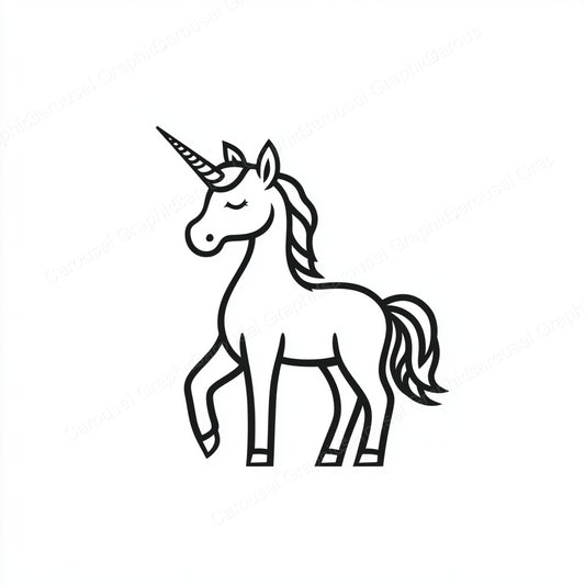 Unicorn Vector Graphic preview
