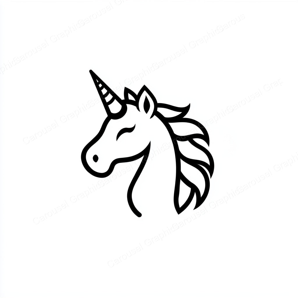 Unicorn Vector Graphic preview