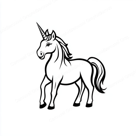 Unicorn Vector Graphic preview