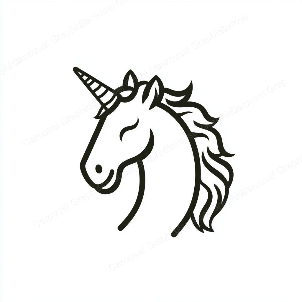 Unicorn Vector Graphic preview