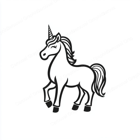 Unicorn Vector Graphic preview