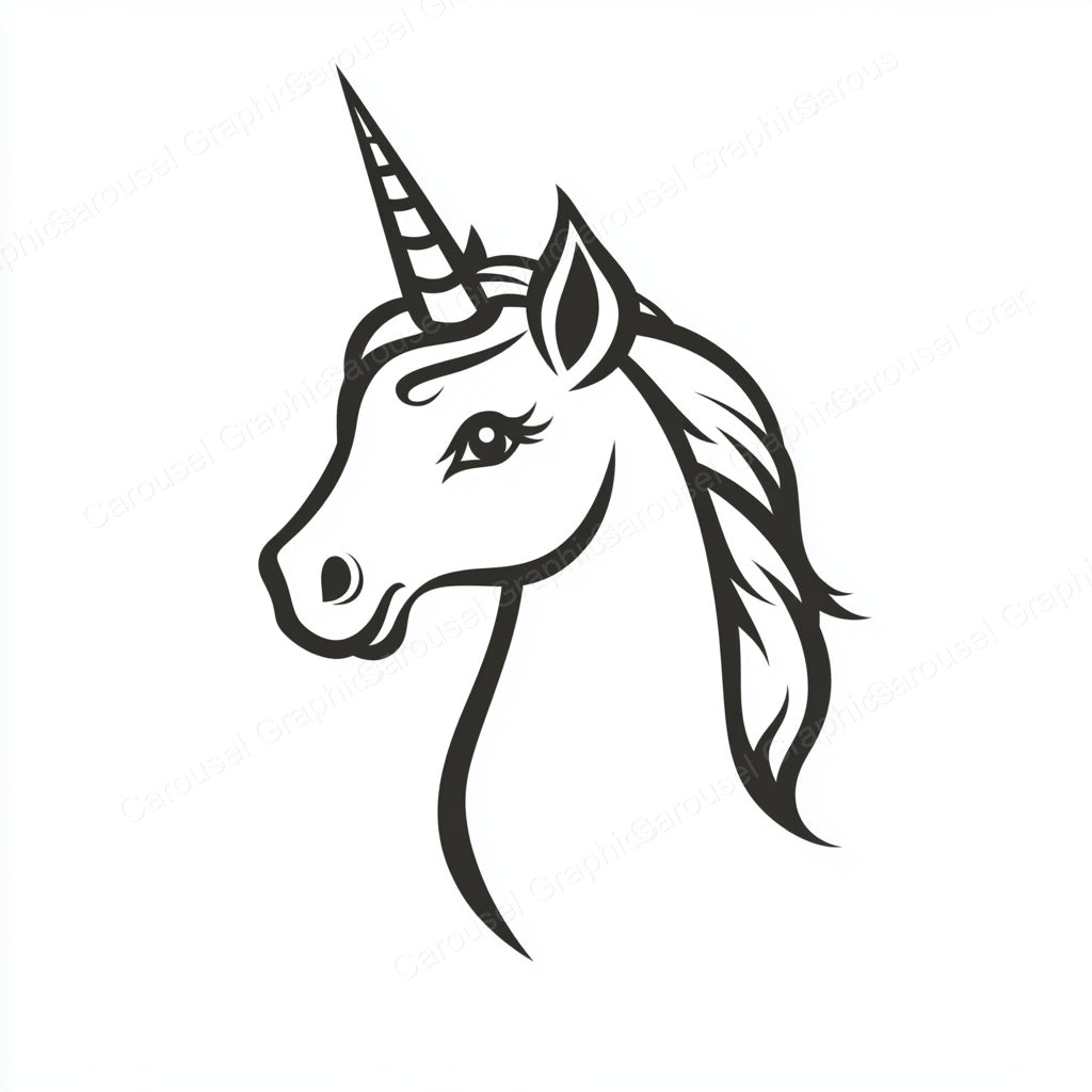Unicorn Vector Graphic preview