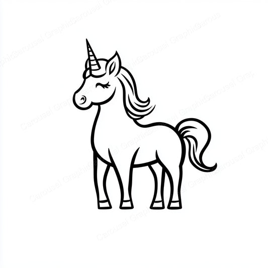 Unicorn Vector Graphic preview