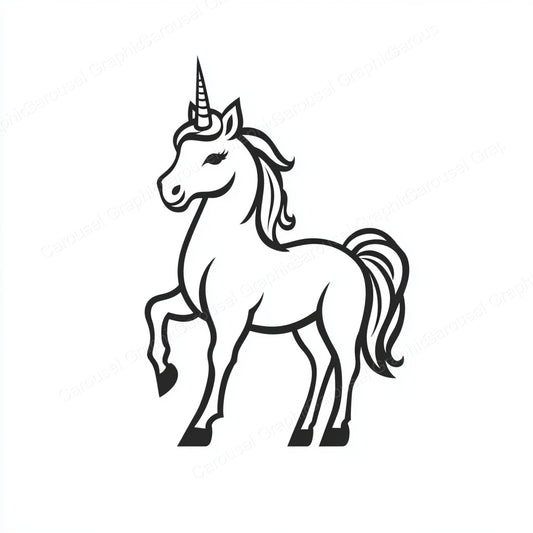 Unicorn Vector Graphic preview