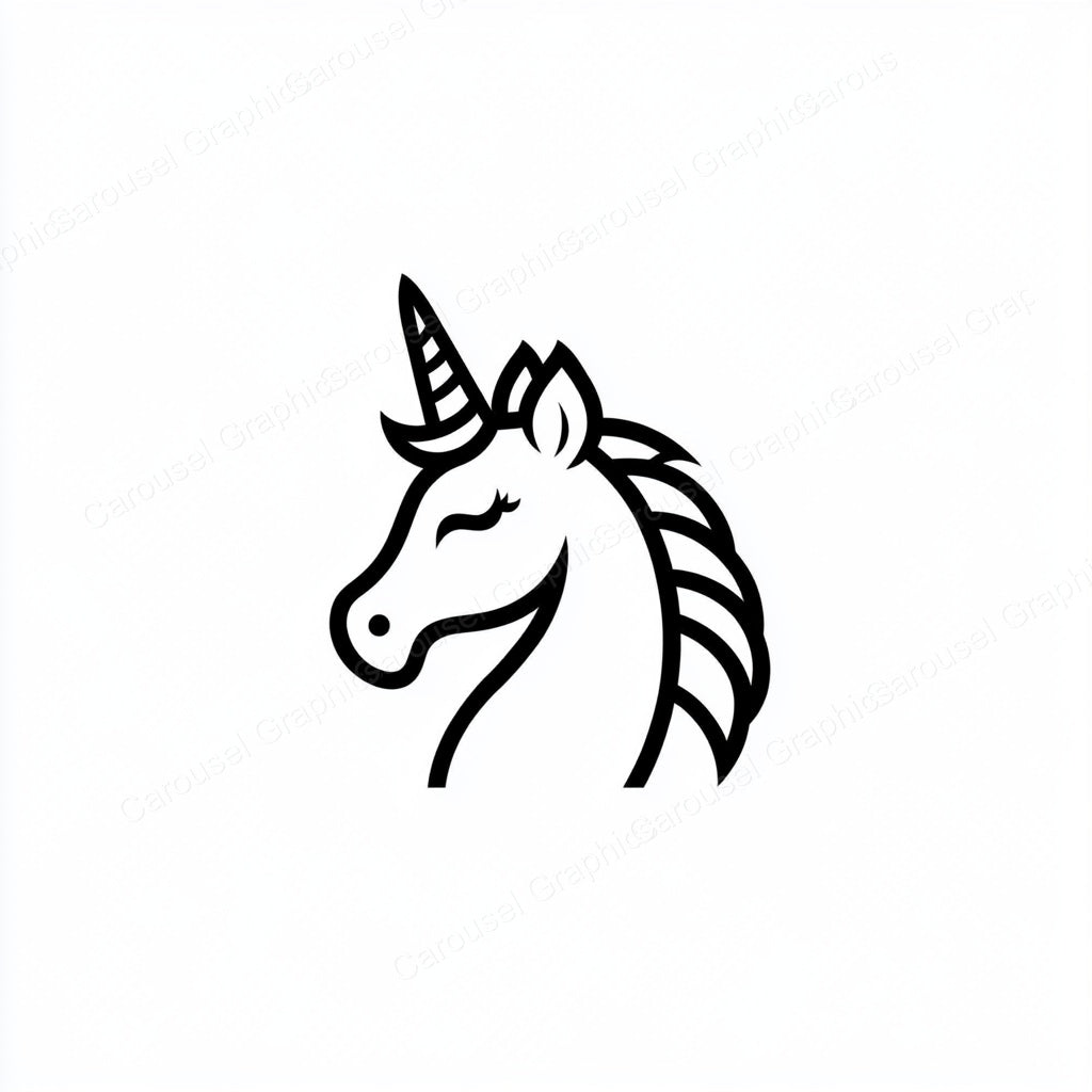 Unicorn Vector Graphic preview