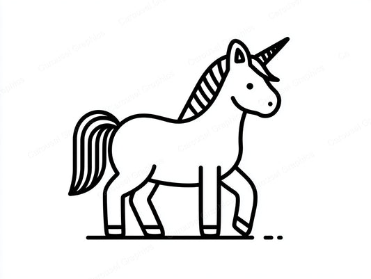 Unicorn Vector Graphic preview
