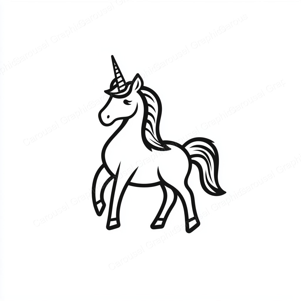 Unicorn Vector Graphic preview