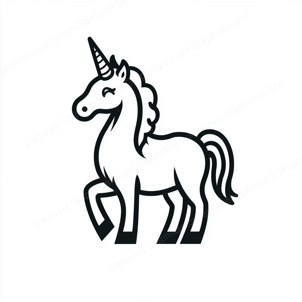 Unicorn Vector Graphic preview