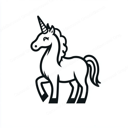 Unicorn Vector Graphic preview