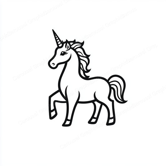 Unicorn Vector Graphic preview