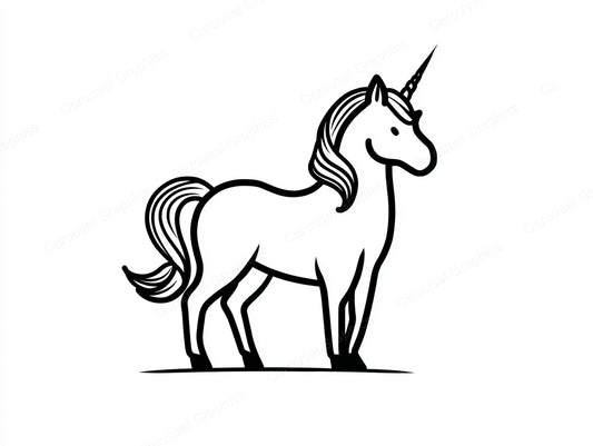 Unicorn Vector Graphic preview