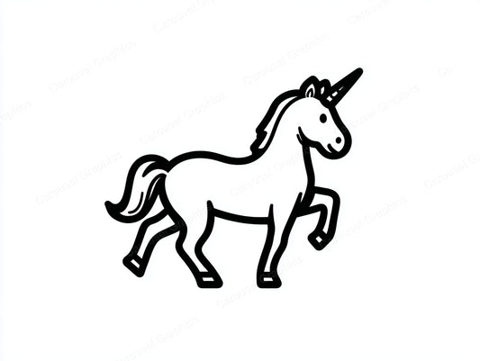 Unicorn Vector Graphic preview
