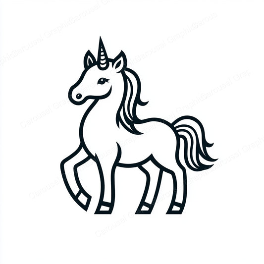 Unicorn Vector Graphic preview